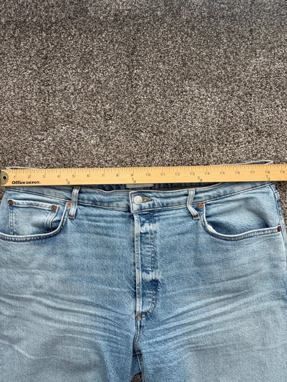 Agolde Riley High Rise Straight Crop Jeans - Picture 5 of 6